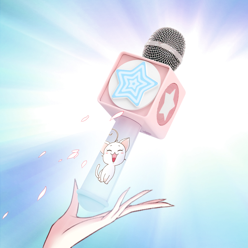 Tencent Cat Demon's Temptation Co-Branded Baidu Smart Speaker Microphone Integrated Karaoke Artifact
