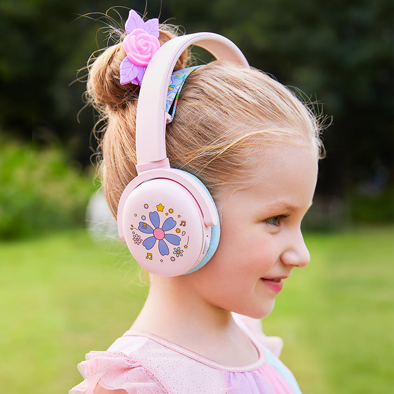 Children's Bluetooth Headphones For Students Ear Protection Online Learning Noise Reduction With Microphone English Listening Gift