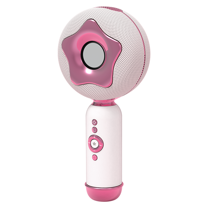 Donut Karaoke Microphone Ai Smart Wireless Bluetooth Speaker Microphone Integrated Karaoke Gift