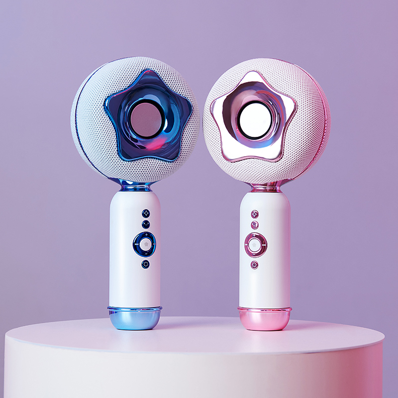 Donut Karaoke Microphone Ai Smart Wireless Bluetooth Speaker Microphone Integrated Karaoke Gift