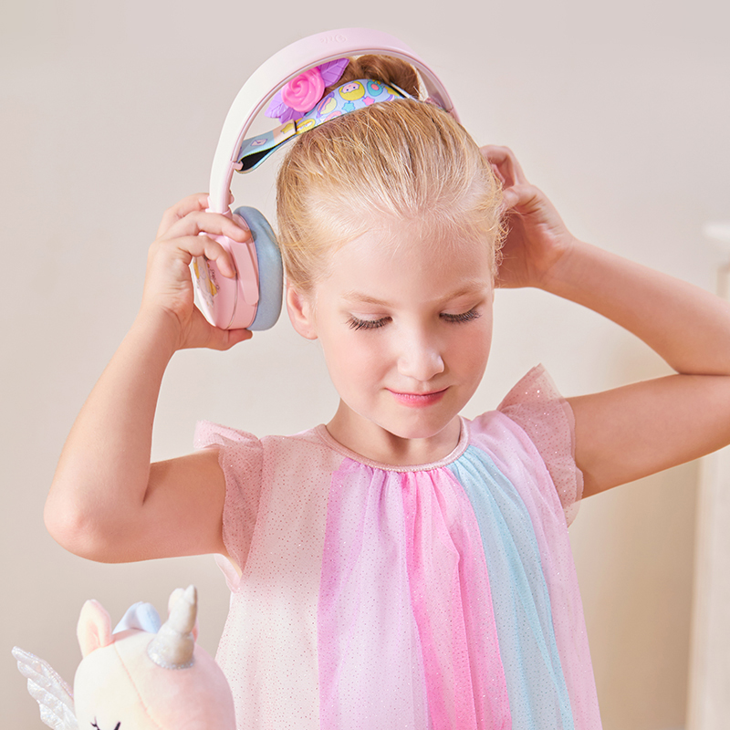 Children's Bluetooth Headphones For Students Ear Protection Online Learning Noise Reduction With Microphone English Listening Gift