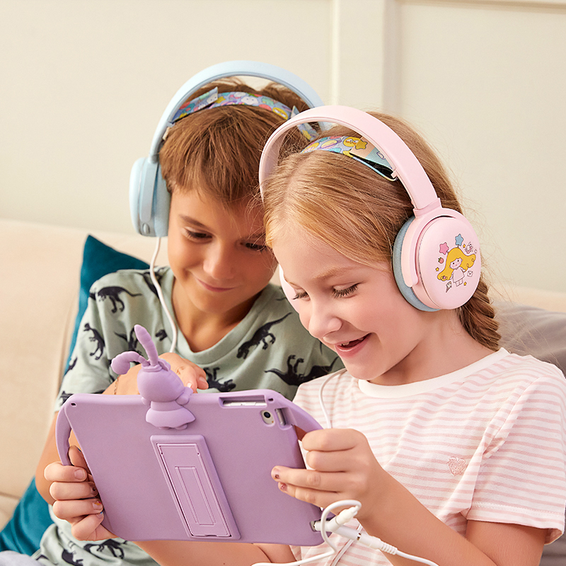 Children's Bluetooth Headphones For Students Ear Protection Online Learning Noise Reduction With Microphone English Listening Gift