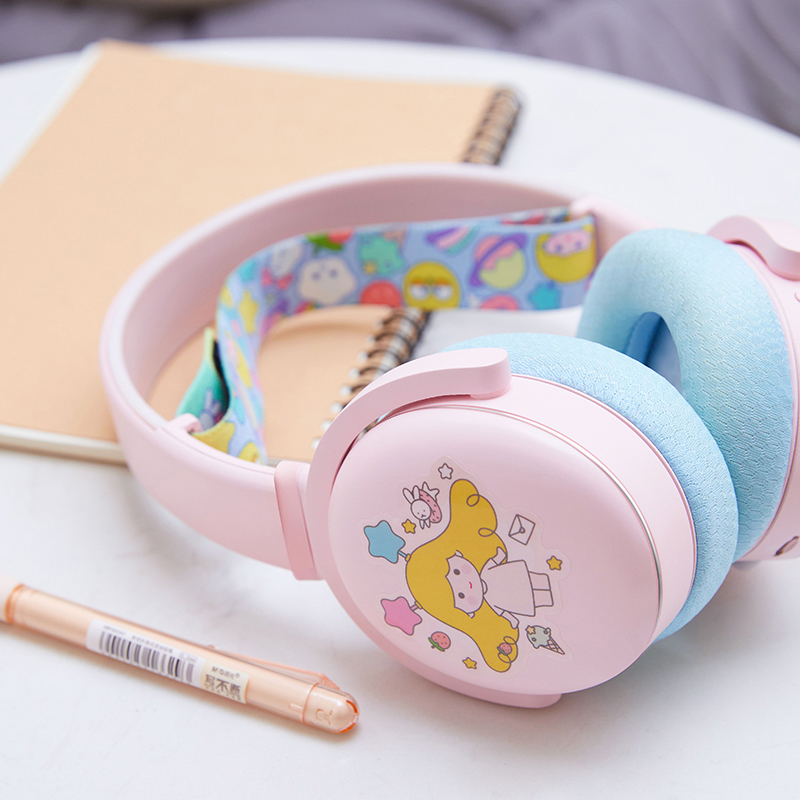 Children's Bluetooth Headphones For Students Ear Protection Online Learning Noise Reduction With Microphone English Listening Gift